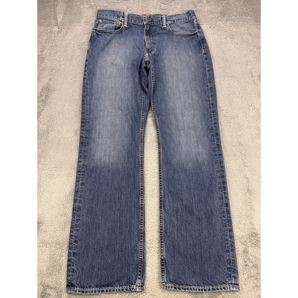 Polo Ralph Lauren 867 Jeans Men's 34x32 Distressed Classic Straight Denim